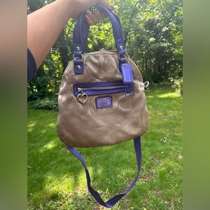 y2K Coach F21713 Daisy Poppy Bag - Includes Glitter Keychain !